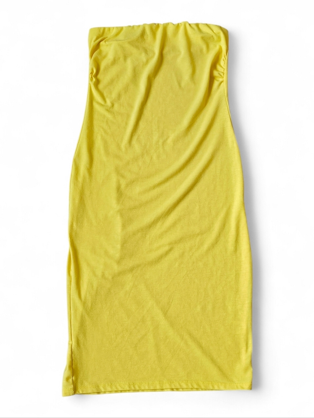 Absolutely Love It Yellow Bodycon Dress Size L